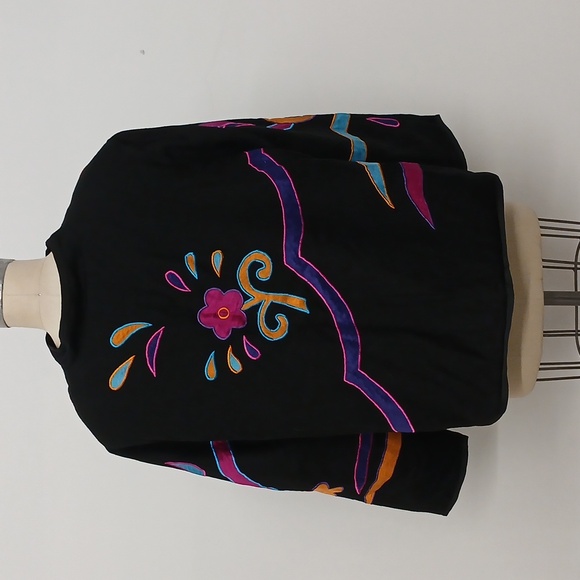 Vintage Indigo Moon Art Jacket Size 1X - Picture 2 of 8